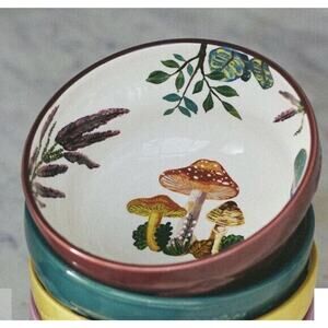 Nathalie Lete Marais Cereal Bowl Anthropologie Plum Mushroom Single Bowl